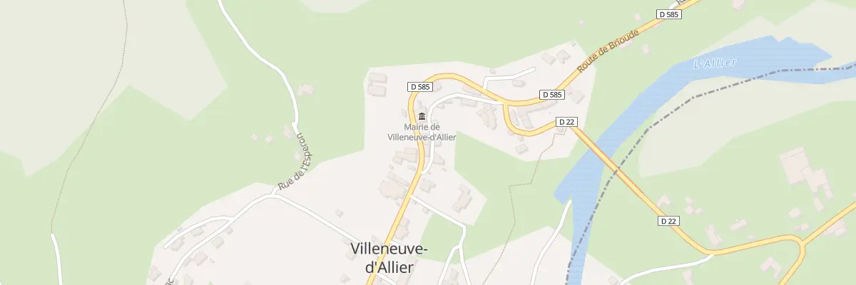 Plan du 5070 Le Bourg à Villeneuve-d’Allier