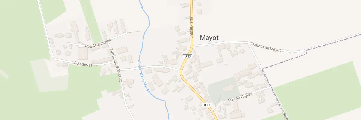 Plan du 25 Rue Pasteur à Mayot