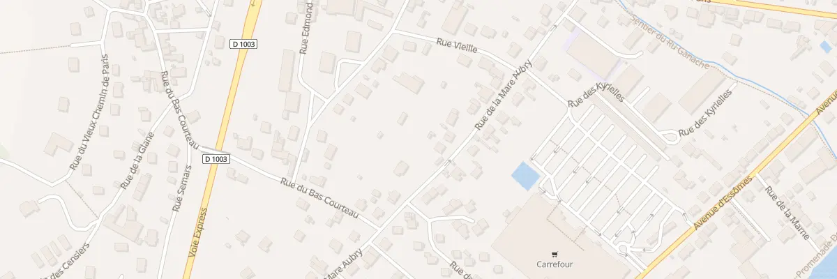 Plan du 25 Rue de la Mare Aubry à Château-Thierry