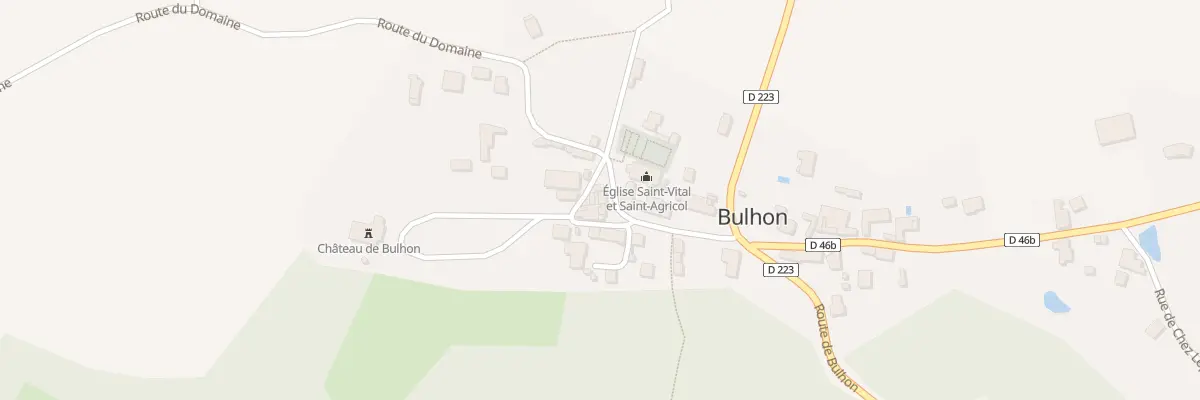Plan du 5119A Le Bourg à Bulhon