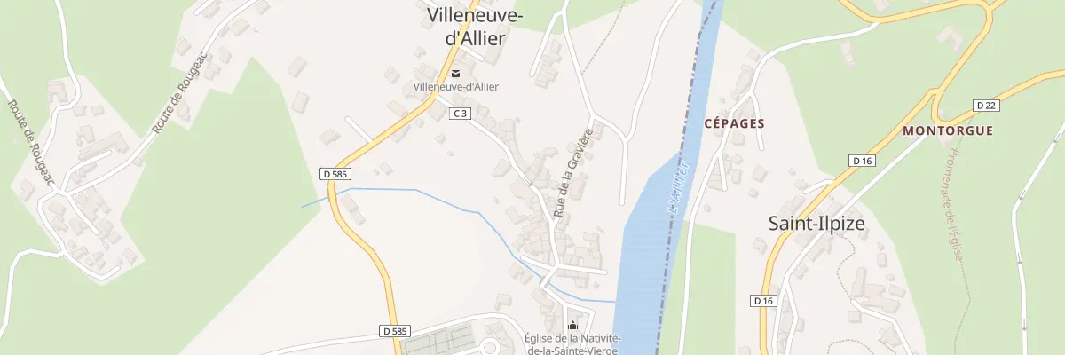 Plan du 5048 Le Bourg à Villeneuve-d’Allier