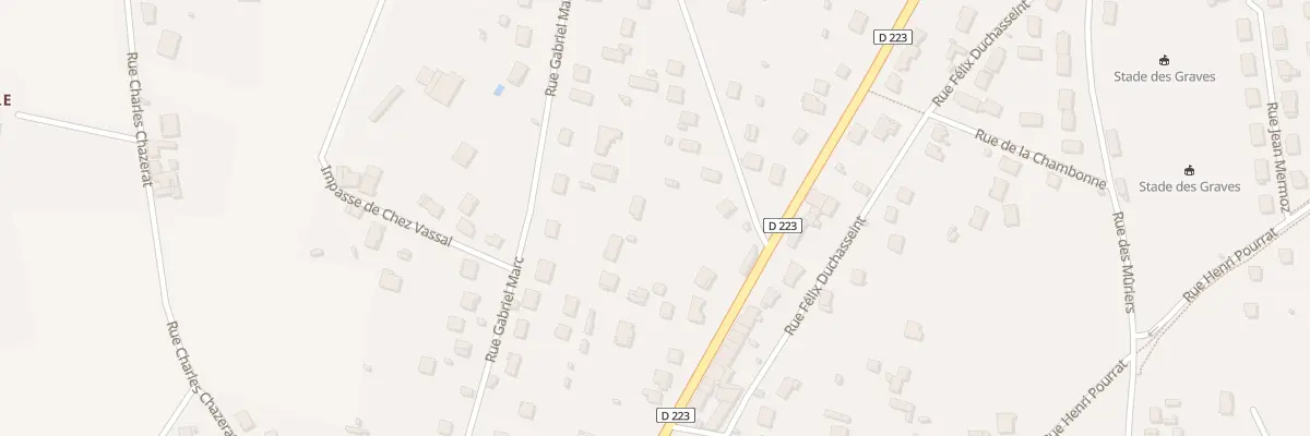 Plan du 24 Rue Gabriel Marc à Lezoux