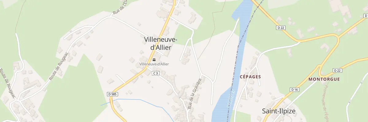Plan du 5062G Le Bourg à Villeneuve-d’Allier