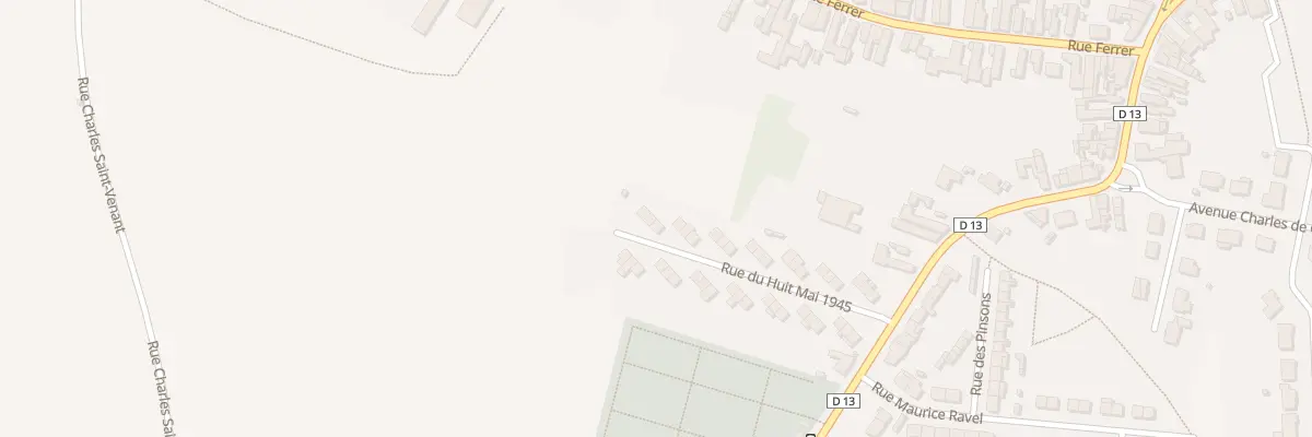 Plan du 40 Rue du Huit Mai 1945 à Wallers