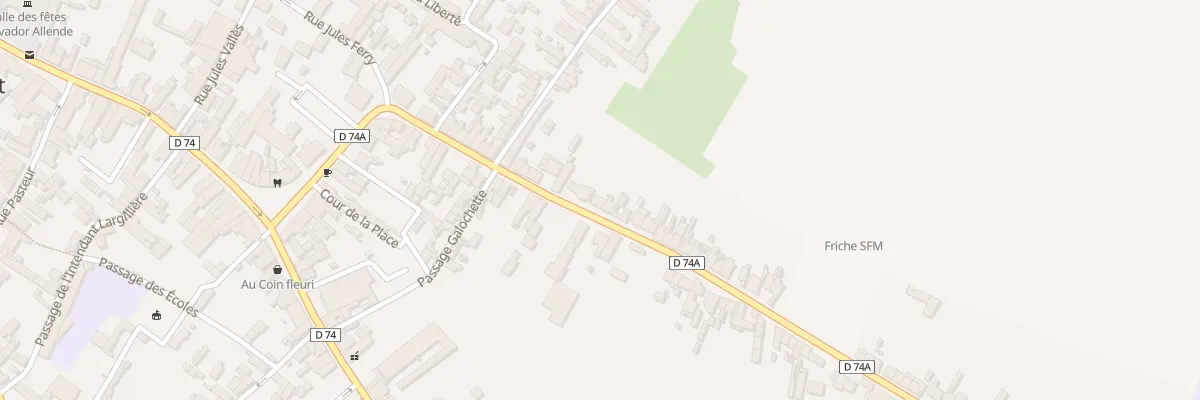 Plan du 40 Rue Henri Barbusse à Avesnes-les-Aubert