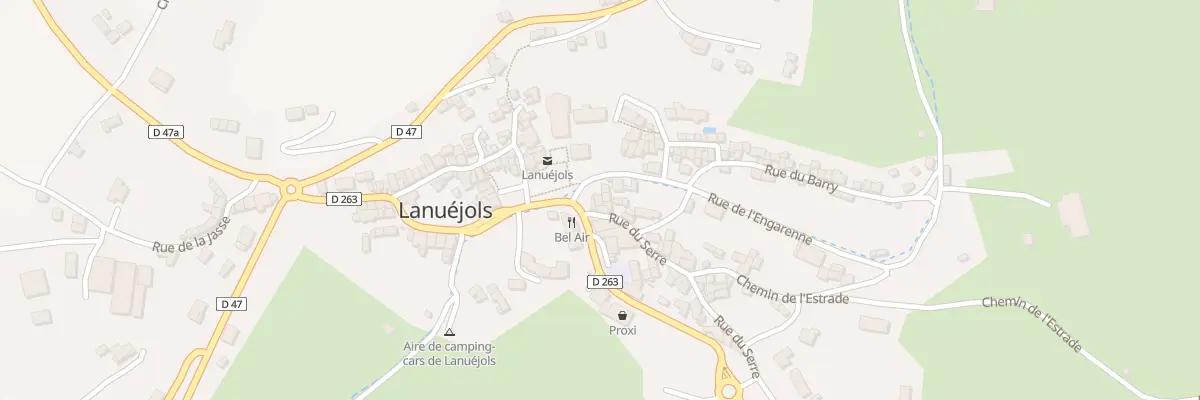 Plan du 5006 Le Village à Lanuéjols