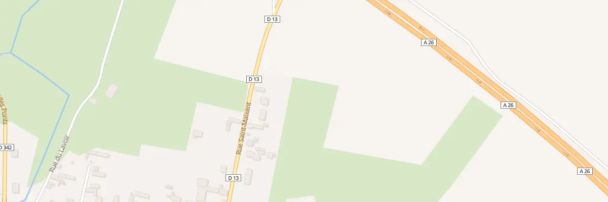 Plan du 1 Rue Saint Maixent à Brissy-Hamégicourt