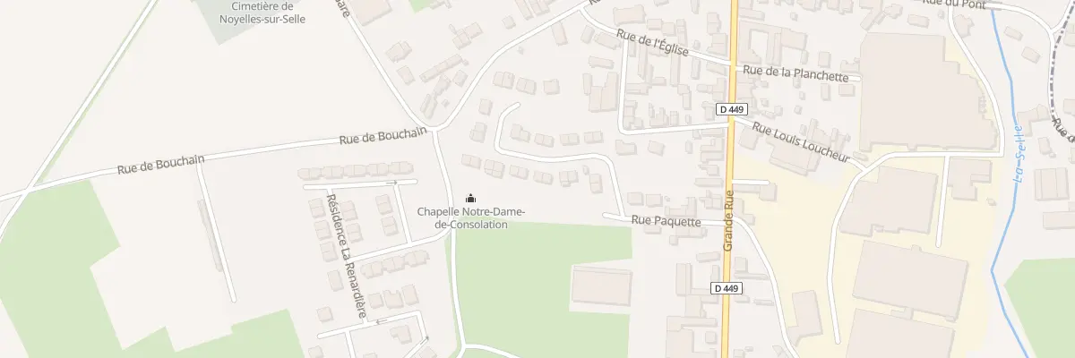 Plan du 11 Vc Res de la Chapelle à Noyelles-sur-Selle