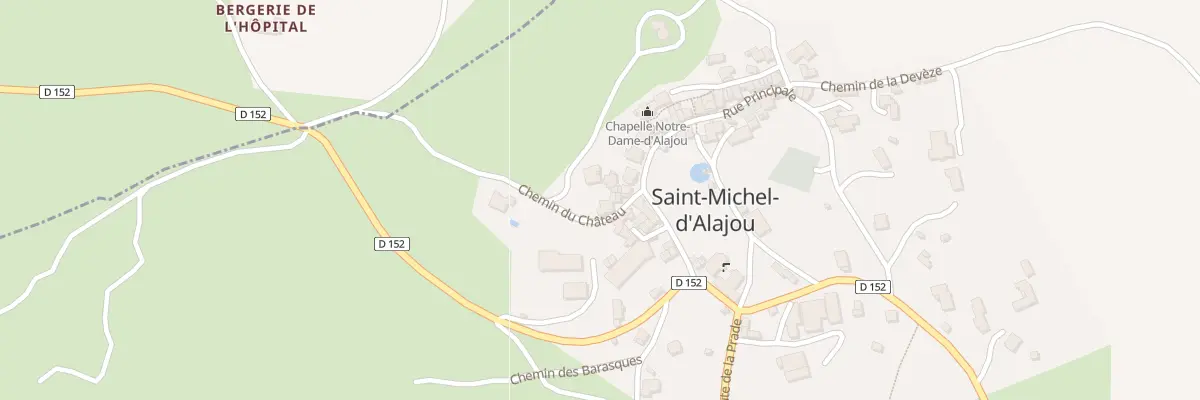 Plan du 3 Che du Château à Saint-Michel