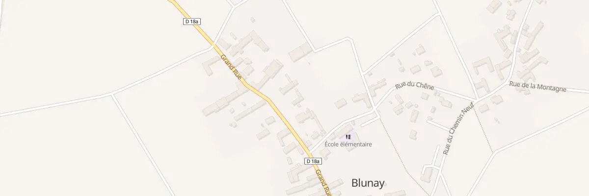 Plan du 11 Gr Grand Rue de Blunay à Melz-sur-Seine