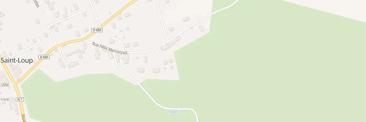 Plan du 250 Rue Félix Marconnot à Saint-Loup