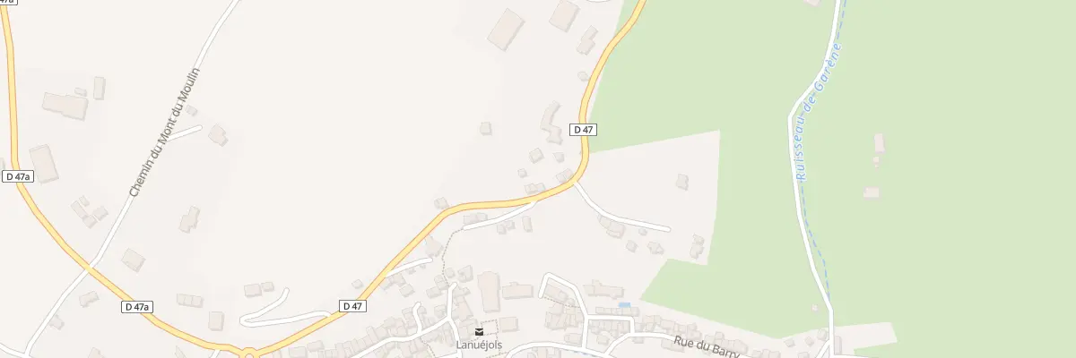 Plan du 47 Imp de la Vierge à Lanuéjols