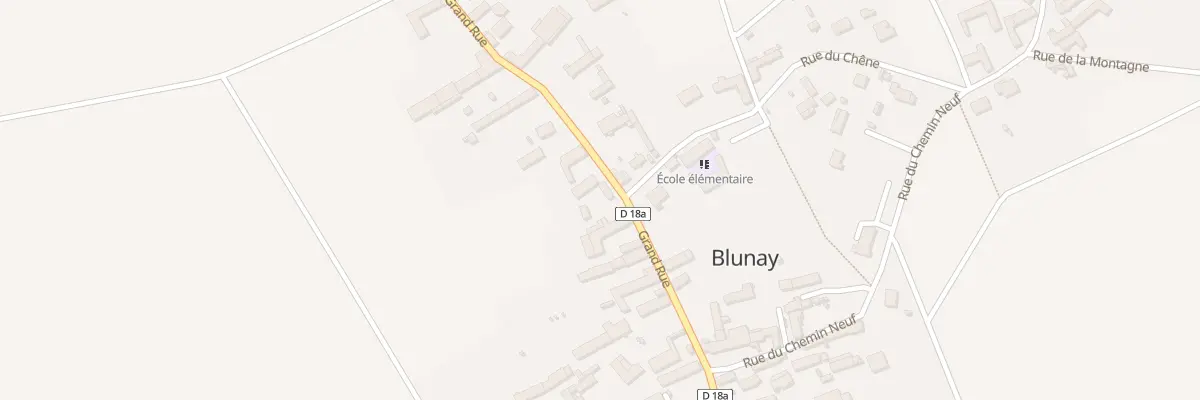 Plan du 14 Gr Grand Rue de Blunay à Melz-sur-Seine