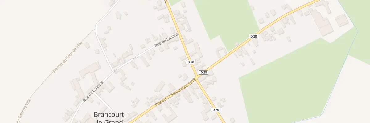 Plan du 1 Rue de Prémont à Brancourt-le-Grand