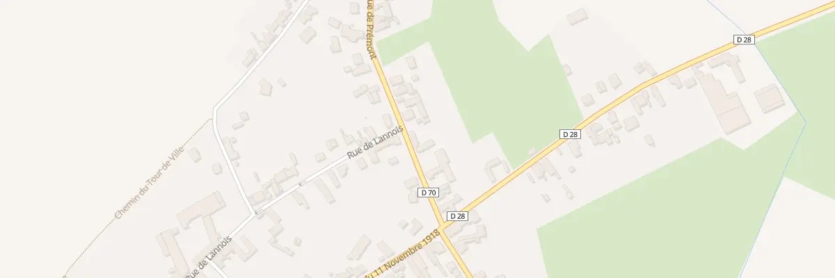 Plan du 10 Rue de Prémont à Brancourt-le-Grand