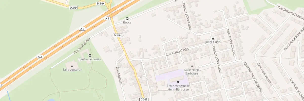 Plan du 9 Rue Gabriel Péri à Douchy-les-Mines