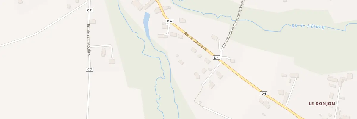 Plan du 10B Rte d’Auxerre à Beauvoir