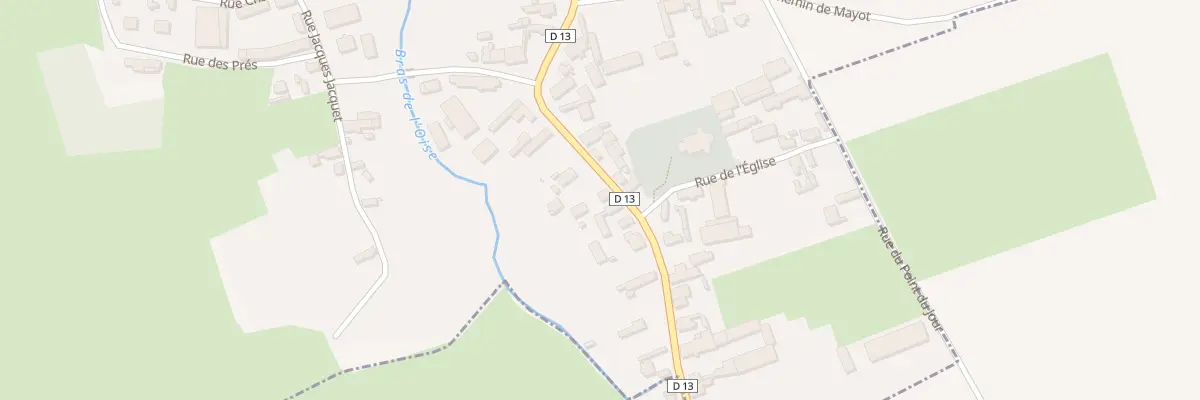 Plan du 13 Rue Pasteur à Mayot