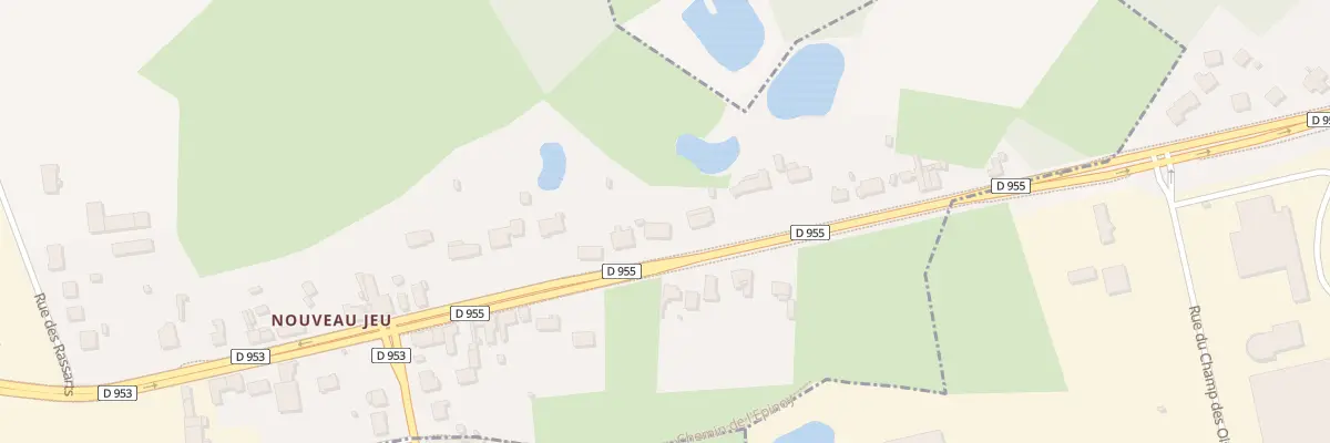 Plan du 863 Rue du Nouveau Jeu à Rosult