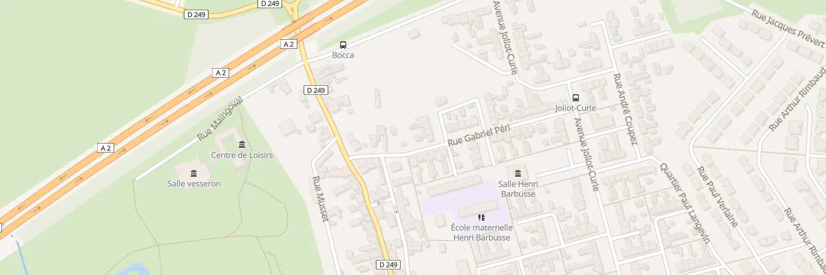 Plan du 8 Rue Gabriel Péri à Douchy-les-Mines