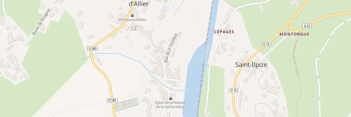 Plan du 5035A Le Bourg à Villeneuve-d’Allier