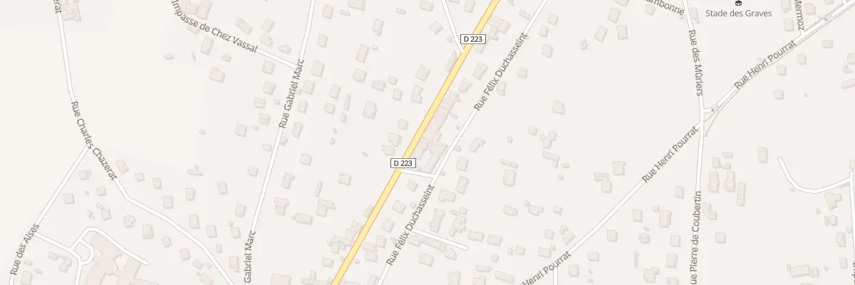 Plan du 26 Av Gen de Gaulle à Lezoux
