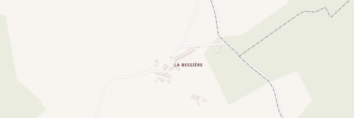 Plan du 5079 La Bessiere à Lachamp-Ribennes