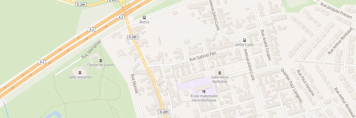 Plan du 7 Rue Gabriel Peri à Poix-du-Nord