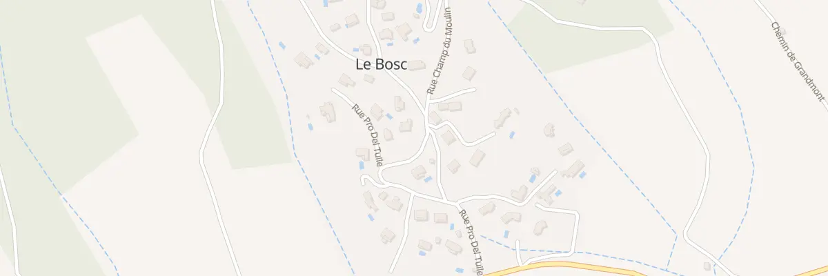 Plan du 1 Rue Champ du Moulin au Bosc