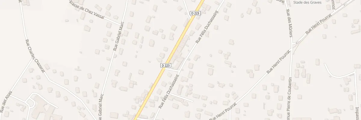 Plan du 15 Rue Félix Duchasseint à Lezoux
