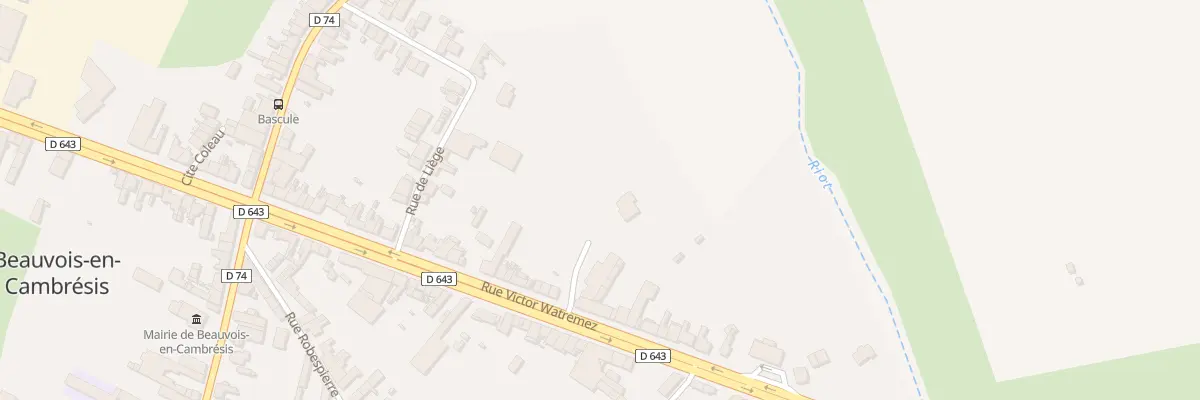 Plan du 31 Rue Victor Watremez à Beauvois-en-Cambrésis