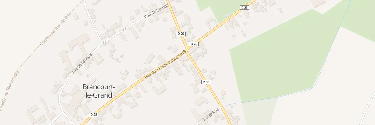 Plan du 34 Rue du 11 Nov 1918 à Brancourt-le-Grand