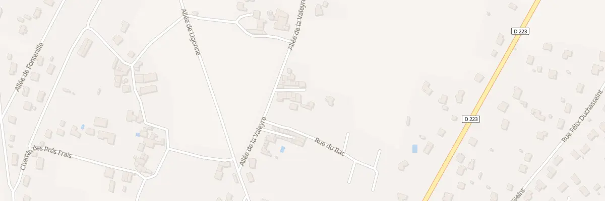 Plan du 9001 Imp du Pré de Vaure à Lezoux