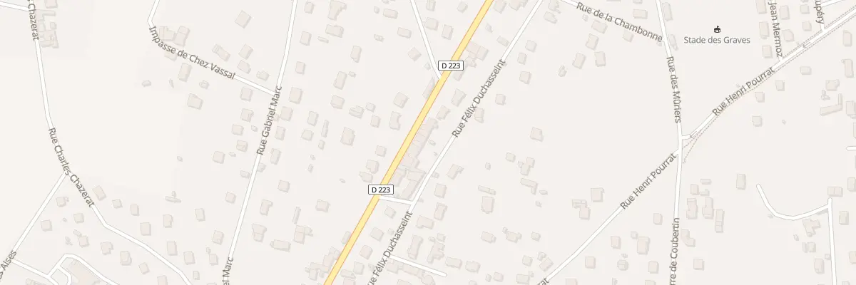 Plan du 34 Av Gen de Gaulle à Lezoux