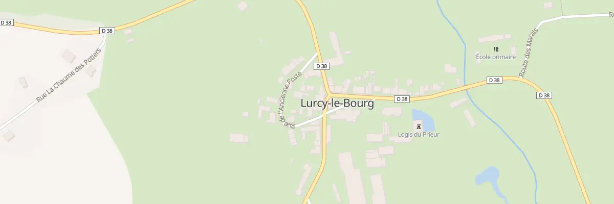 Plan du 2 Rue de l’Ancienne Poste à Lurcy-le-Bourg