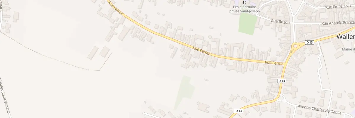 Plan du 47 Rue Ferrer à Wallers