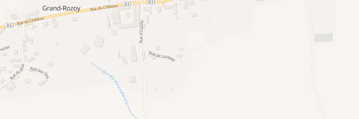 Plan du 3 Rue de Leuselet à Grand-Rozoy