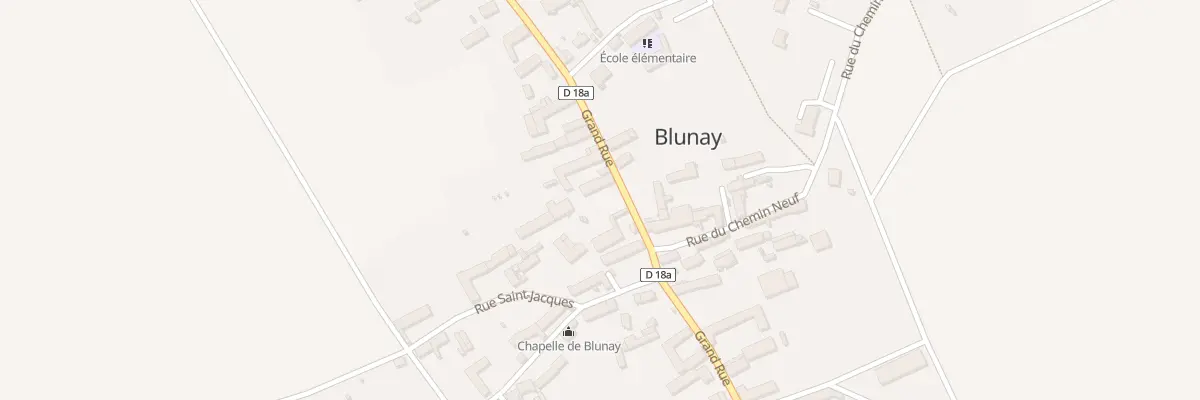 Plan du 22 Gr Grand Rue de Blunay à Melz-sur-Seine