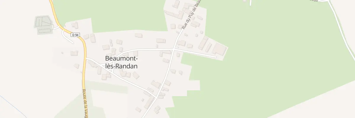 Plan du 24 Rue du Puy de Beaumont à Beaumont-lès-Randan