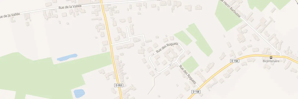Plan du 25 Res Coeur Village Rue Roguets à Millonfosse