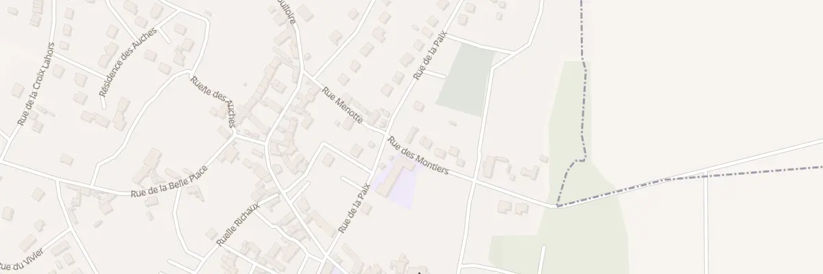 Plan du 13 Rue des Montiers à Billy-sur-Aisne