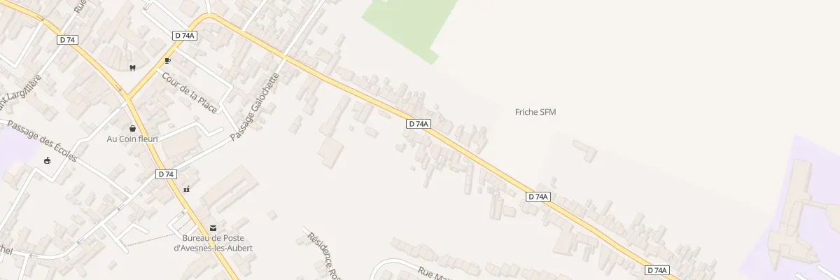 Plan du 63 Rue Henri Barbusse à Avesnes-les-Aubert