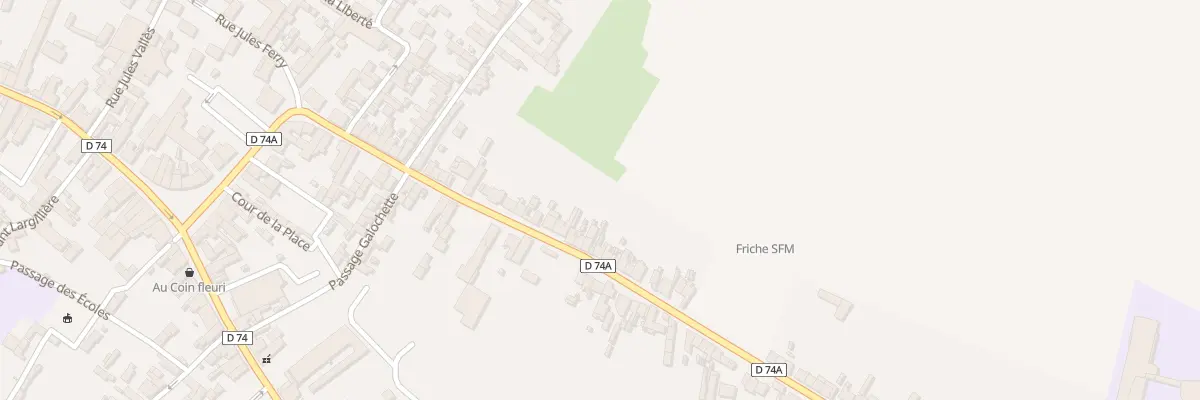 Plan du 50 Rue Henri Barbusse à Avesnes-les-Aubert