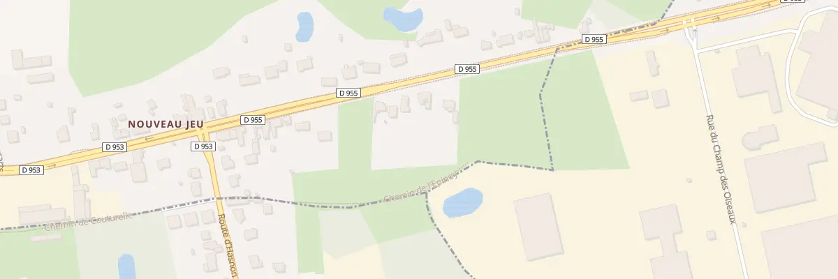 Plan du 908 Rue du Nouveau Jeu à Rosult