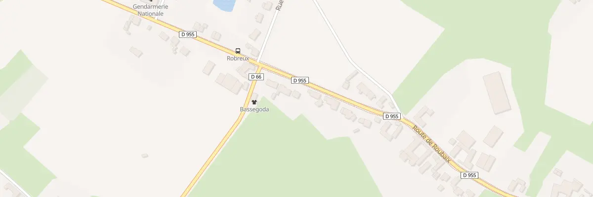 Plan du 2393 Rte de Roubaix à Lecelles