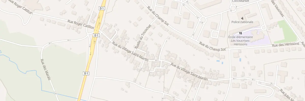 Plan du 35 Rue du Village St Martin à Château-Thierry