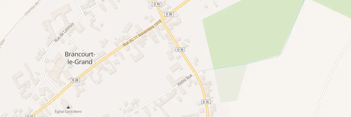 Plan du 6B Rue de Capelle à Brancourt-le-Grand