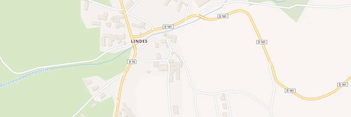 Plan du 5049 Lindes à Azérat