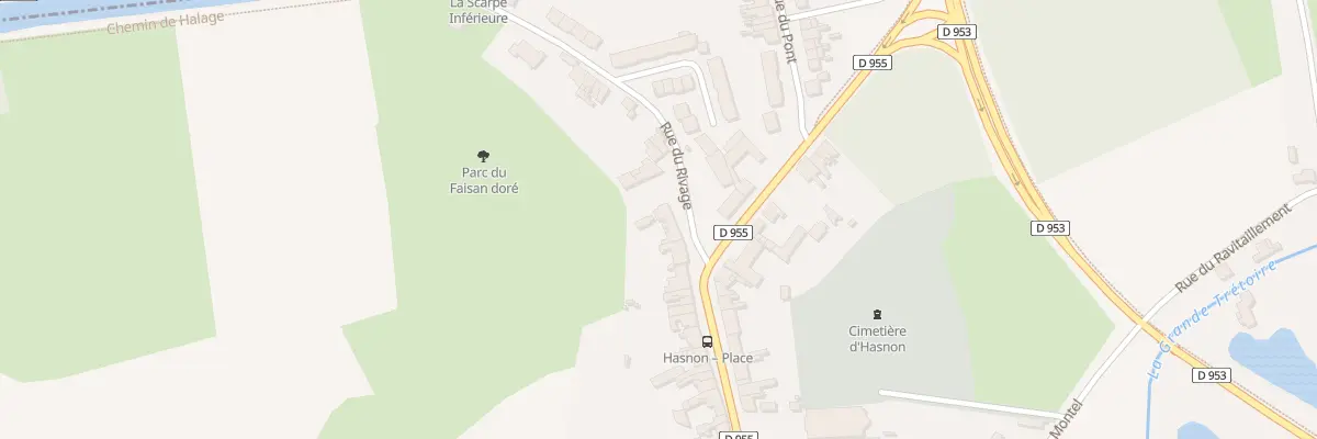 Plan du 3 Rue du Rivage à Hasnon