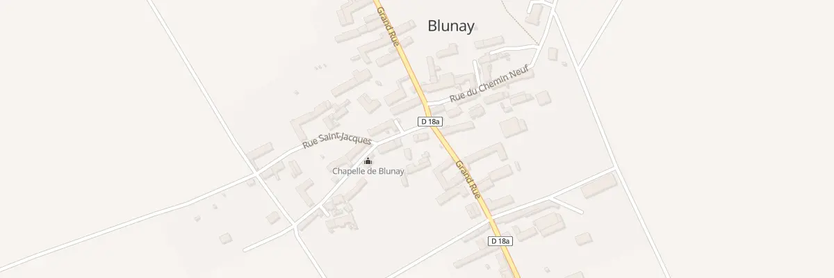 Plan du 24 Gr Grand Rue de Blunay à Melz-sur-Seine